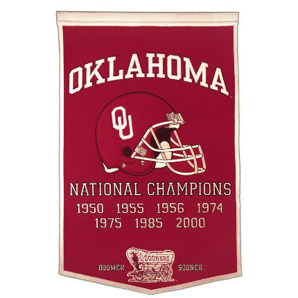 Oklahoma 24"x38" Wool Banner Dynasty