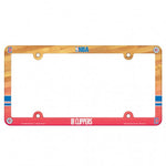 Clippers Plastic License Plate Frame Color Printed