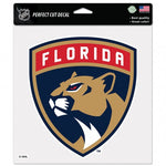 Panthers 8x8 DieCut Decal Color NHL
