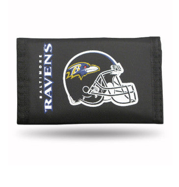 Ravens Color Nylon Wallet Trifold