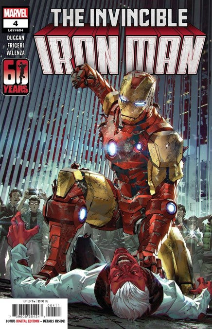 Iron Man: Invincible Issue #4 LGY#654 March 2023 Layton Connecting