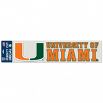 Canes 4x17 Cut Decal Color