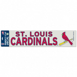 Cardinals 4x17 Cut Decal Color MLB