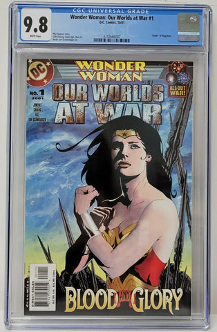 Wonder Woman: Our Worlds at War Issue #1 CGC Graded 9.8 Comic Book