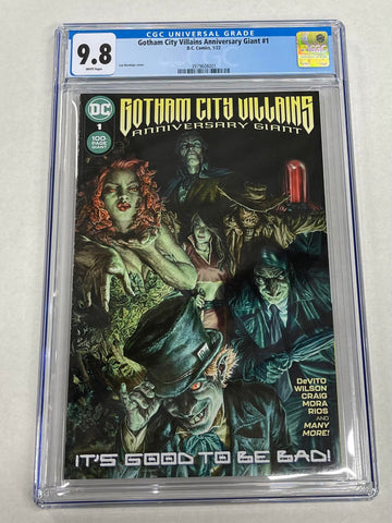 Gotham City Villains Anniversary Giant Issue #1 Year 2022 CGC Graded 9.8 Comic Book