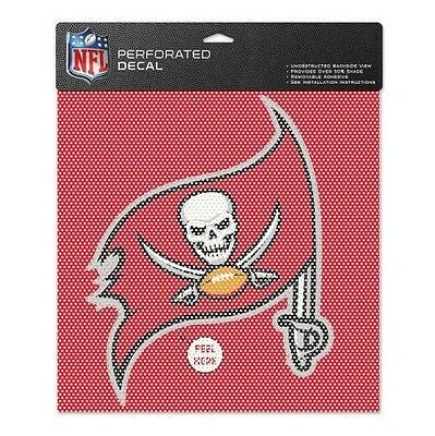 Buccaneers Perforated Decal 12x12