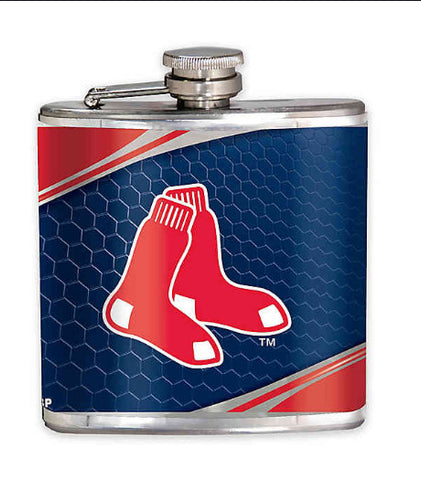 Red Sox Flask Metallic Wrap