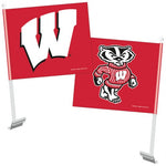 Wisconsin Car Flag 2-Sided