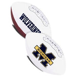 Michigan White Panel Football