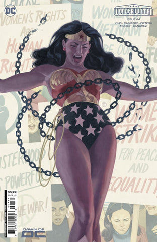 Wonder Woman Issue #4 LGY#804 December 2023 Totino Tedesco Variant Cover Comic Book