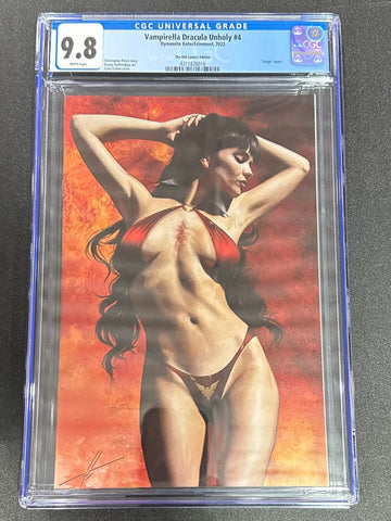 Vampirella Dracula Unholy Issue #4 2022 616 Comics Edition CGC Graded 9.8 Comic Book