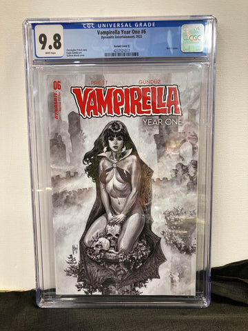 Vampirella: Year One Issue #6 April 2023 CGC Graded 9.8 Comic Book
