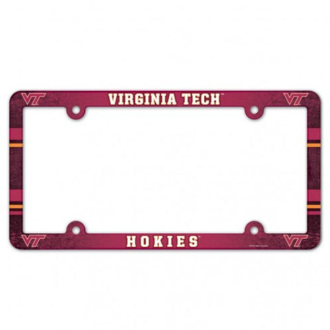 VT Plastic License Plate Frame Color Printed