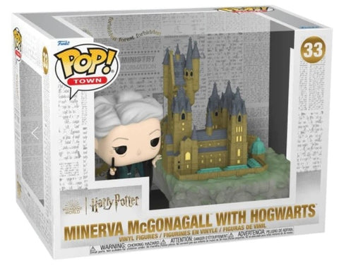 Funko Pop Vinyl Town - Harry Potter - Minerva McGonagall w/ Hogwarts 33