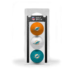 Dolphins 3-Pack Golf Ball Clamshell