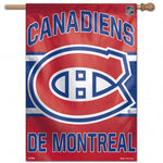 Canadiens Vertical House Flag 1-Sided 28x40