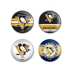 Penguins 4-Pack Buttons