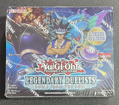 Yu-Gi-Oh Legendary Duelist Duels from the Deep 1st Edition Booster Box JP Sports Yu-Gi-Oh Legendary Duelist Duels from the Deep 1st Edition Booster Box JP Sports