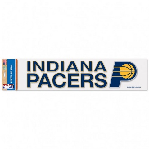 Pacers 4x17 Cut Decal Color