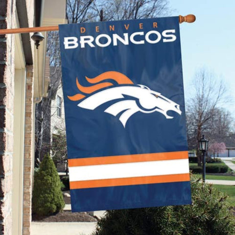 Broncos Premium Vertical Banner House Flag 2-Sided