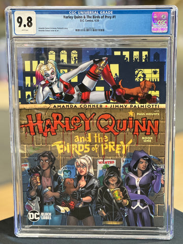 Harley Quinn & The Birds Of Prey Issue #1  Amanda Connor Cover April 2020 CGC Graded 9.8 Comic Book