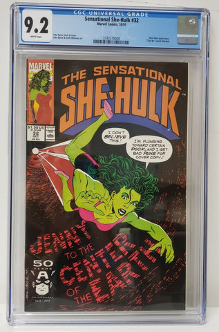 The Sensational She-Hulk Issue #32 CGC Graded 9.2 Comic