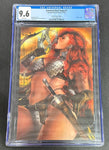 Immortal Red Sonja Issue #2 2022 616 Comics Edition Virgin Variant CGC Graded 9.6 Comic Book