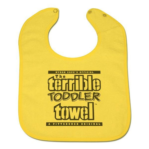 Steelers Terrible Towel Baby Bib