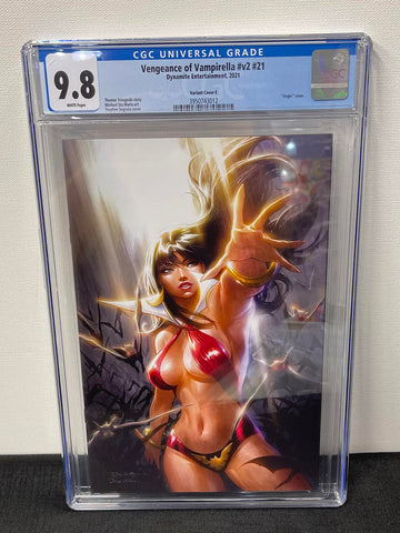 Vengeance of Vampirella Issue #v2 #21 Year 2021 Virgin Incentive CGC Graded 9.8 Comic Book