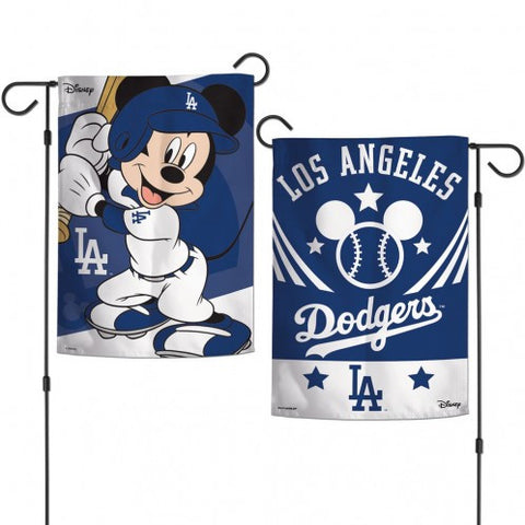 Dodgers Garden Flag 2-Sided Small 12"x18" Disney