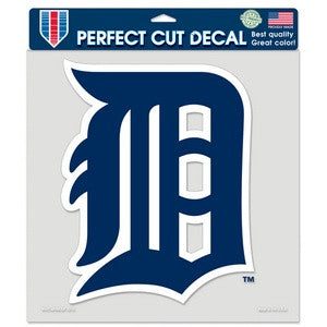 Tigers 8x8 DieCut Decal Color Blue
