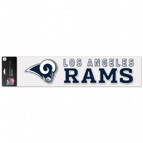 Rams 4x17 Cut Decal Color