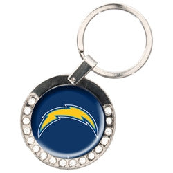 Chargers Keychain Bling