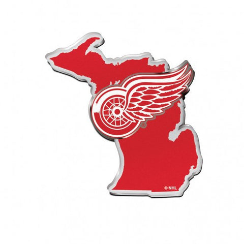 Red Wings Auto Emblem Acrylic State