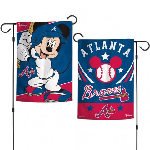 Braves Garden Flag 2-Sided Small 12"x18" Disney