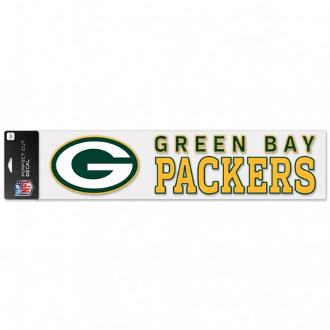 Packers 4x17 Cut Decal Color
