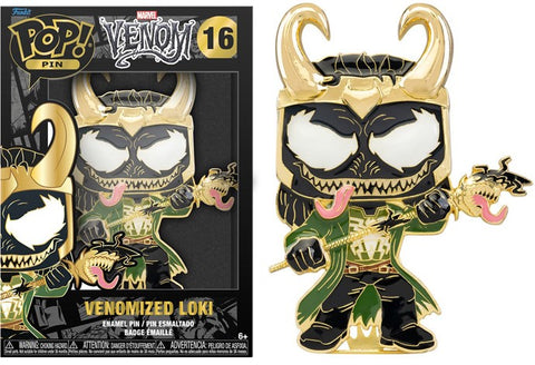 Funko Pop Enamel Pin - Marvel Venom - Venomized Loki 16