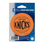 Knicks Round Sticker 3" Retro