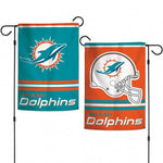 Dolphins Garden Flag 2-Sided Small 12"x18"