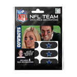 Cowboys Vinyl Eye Face Decorations