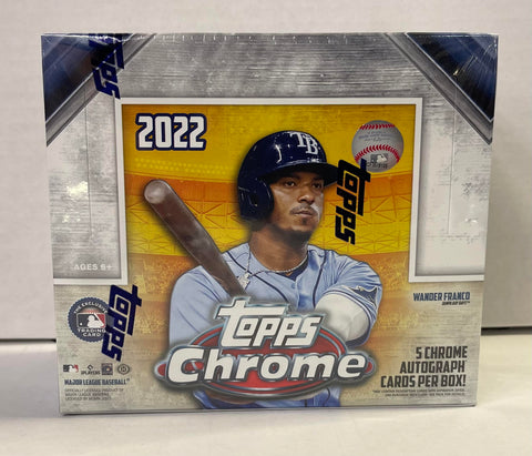 2022 Topps Chrome Jumbo HTA MLB Hobby Box