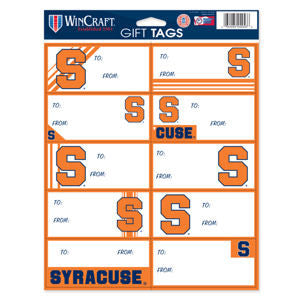 Syracuse Gift Tag Sheet