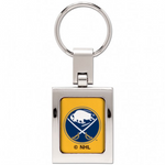 Sabres Keychain Domed Square