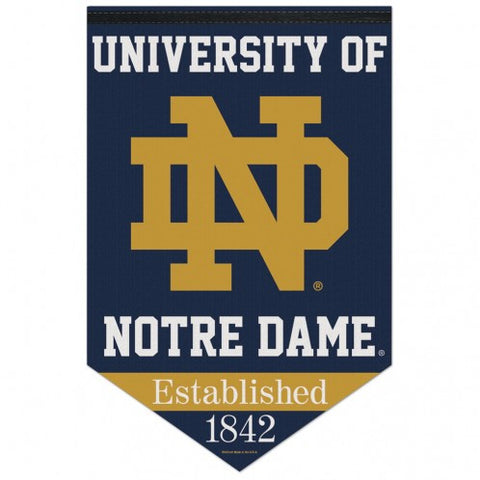 Notre Dame Felt Banner Premium 17"x26"