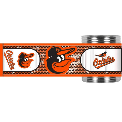 Orioles Metal Coozie Wrap