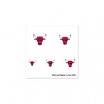 Bulls Nail Tattoos 4-Pack