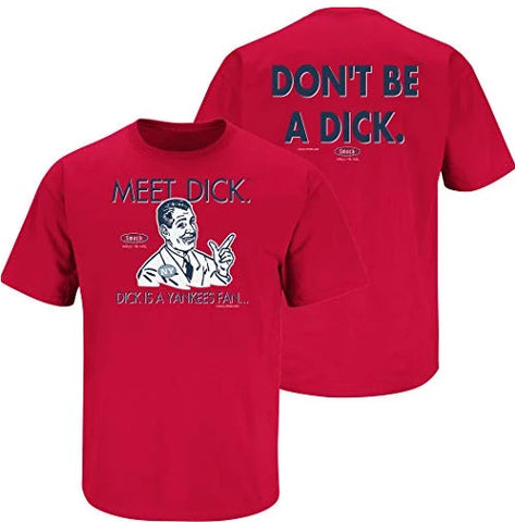 Red Sox Mens Shirt Meet Dick