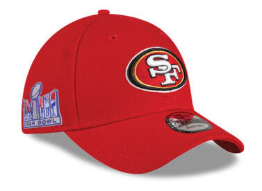 49ers Hat Super Bowl 58 Participation The League Red Adjustable