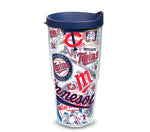 Twins 24oz All Over Tervis w/ Lid