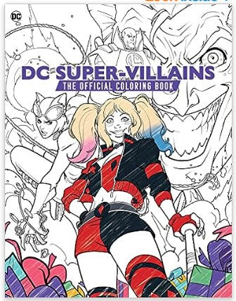 DC Super-Villains: September 2023 The Official Coloring Book